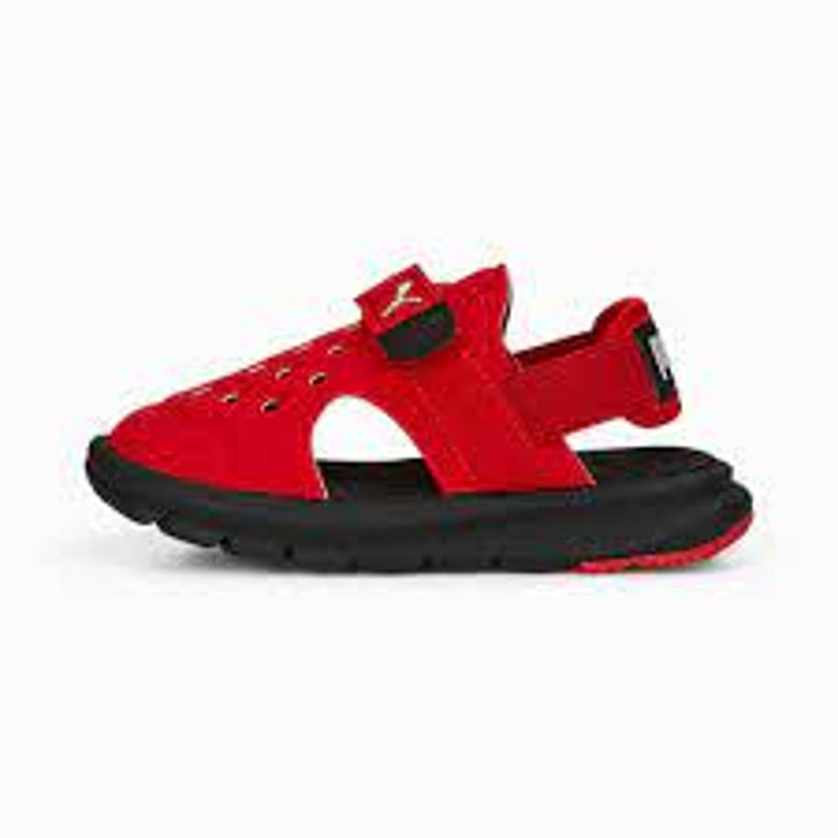 PUMA Evolve Sandal AC Inf, Slide Unisex-Bambini e Ragazzi-Rosso