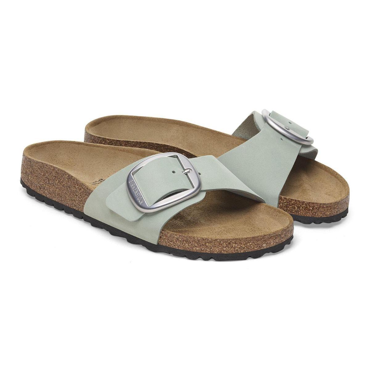 Birkenstock Madrid Big Buckle 1024144, Sandali-Verde