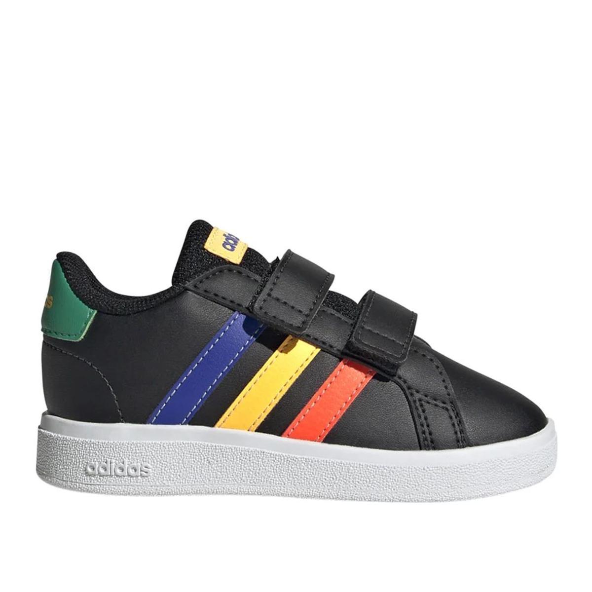 adidas Scarpe da Ginnastica Bianche Grand Court Lifestyle Hook And Loop