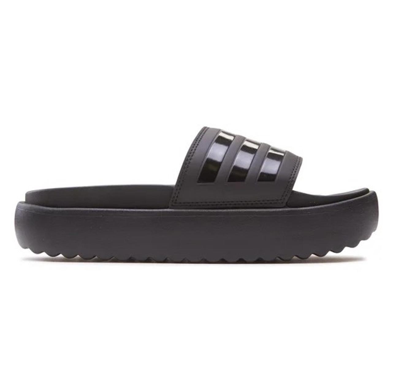 adidas Unisex Ciabatte adilette Platform-Nero