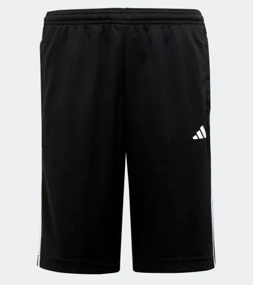 adidas - Train Essentials Aeroready 3-Stripes Regular-Fit Shorts, Pantaloncini Corti Unisex - Bambini e Ragazzi