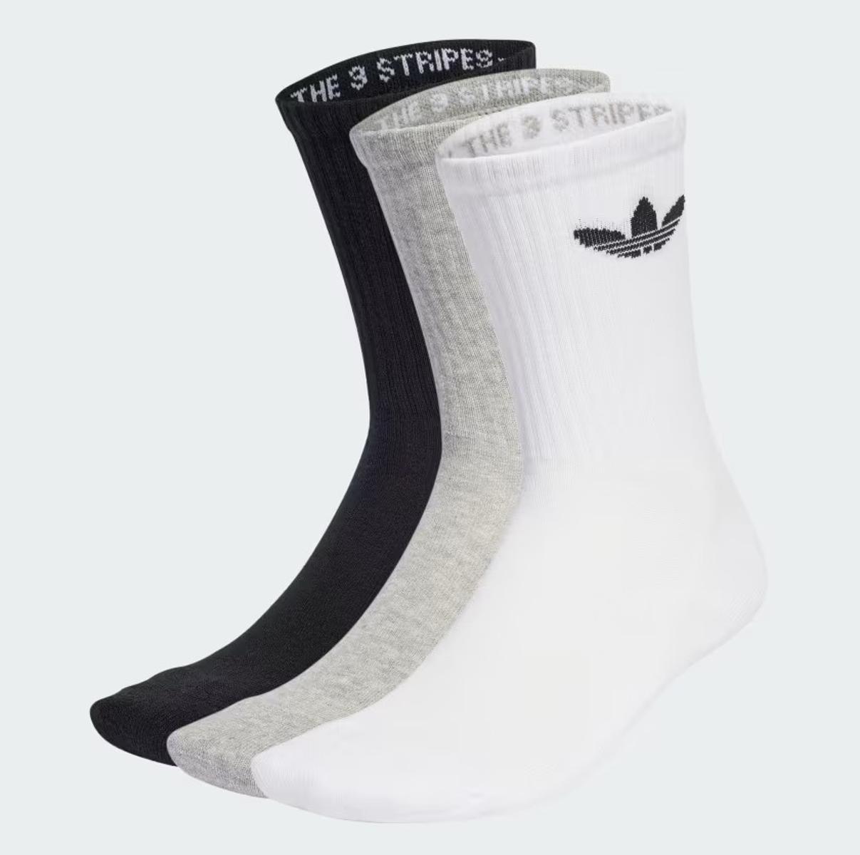 adidas Tre Crw Sck 3pp Calzini Unisex - Adulto (Pacco da 1)