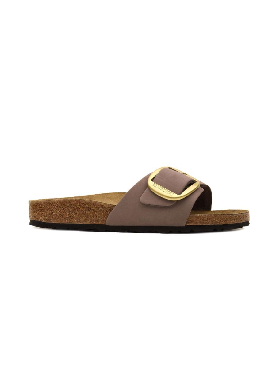 Birkenstock Madrid Big Buckle sbiadito viola unisex-adulto Una cinghia Slipper