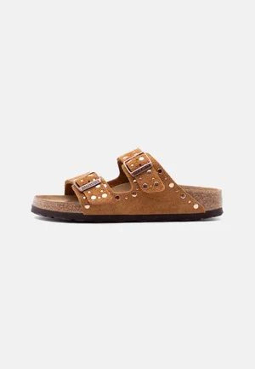 Birkenstock - ARIZONA RIVET LEVE MINKS NARROW - Sandali - brown-Marrone