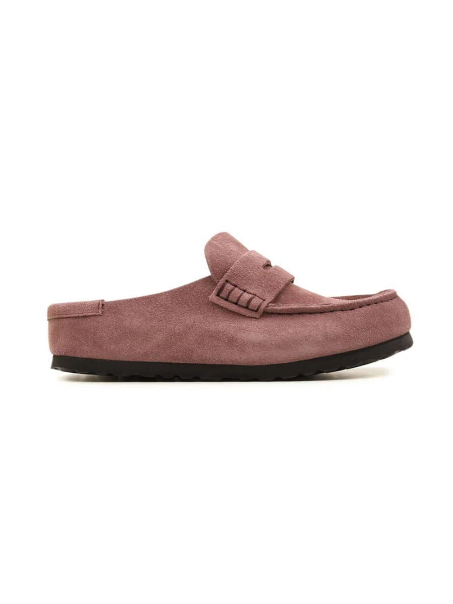 Sabot Naples Wrapped Suede Leather BIRKENSTOCK Unisex - Rosa-Rosa