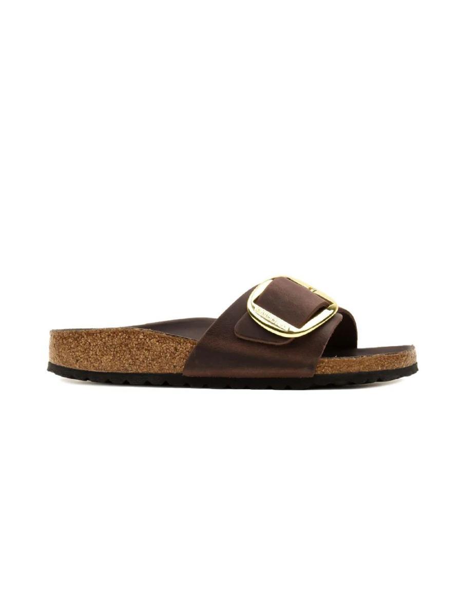 Birkenstock Madrid Big Buckle Pelle Oil Habana 1032914 Habana 41-Marrone