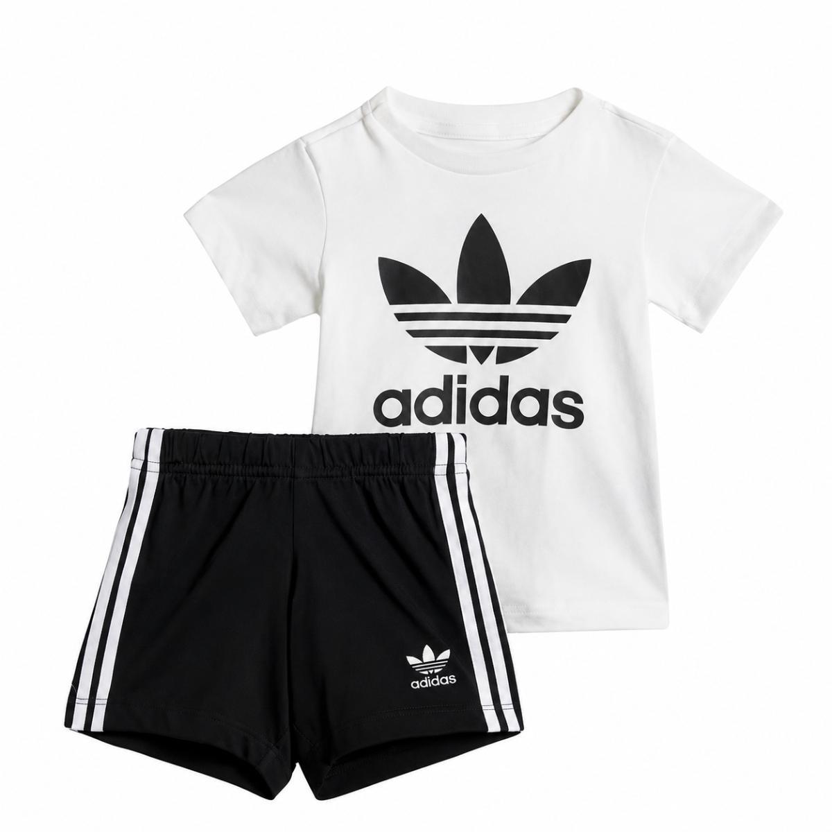 ADIDAS T-shirt e polo Manica corta-Bianco/Nero