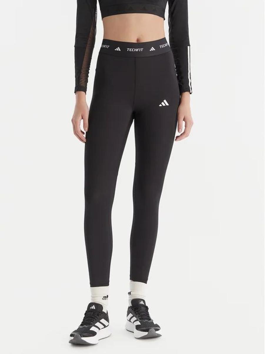 adidas - Techfit 7/8 Leggings, Calzamaglia Donna-Nero