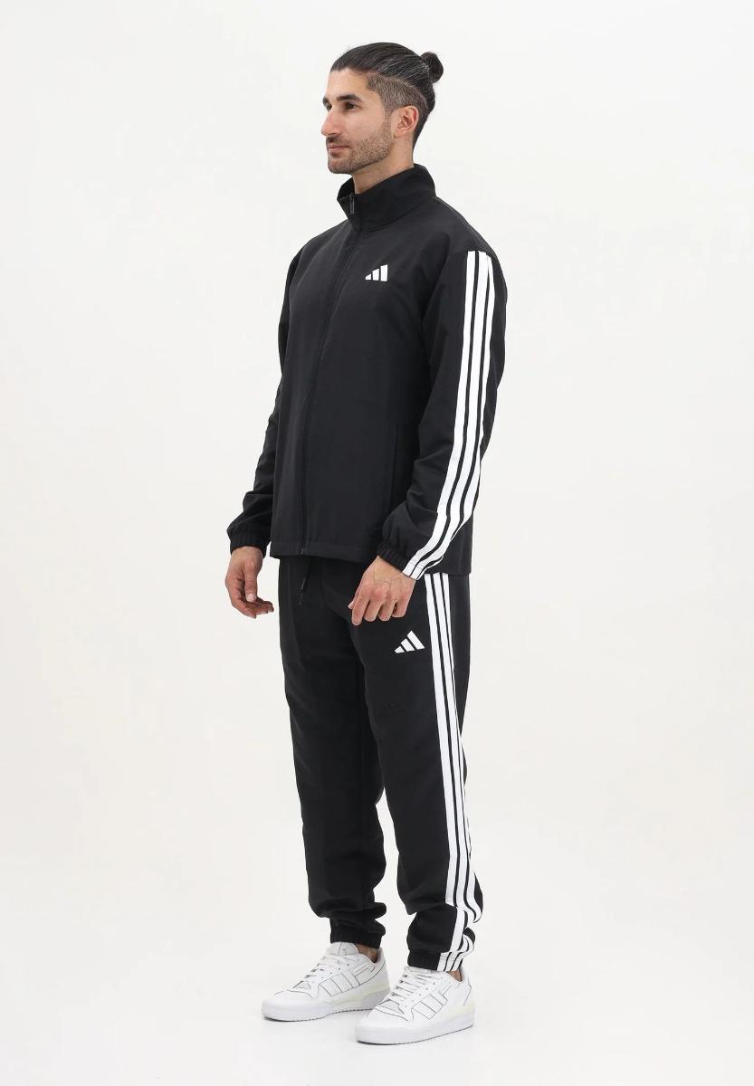 adidas 3 Stripes Woven Tracksuits TUTA Uomo (Pacco da 1)-Nero