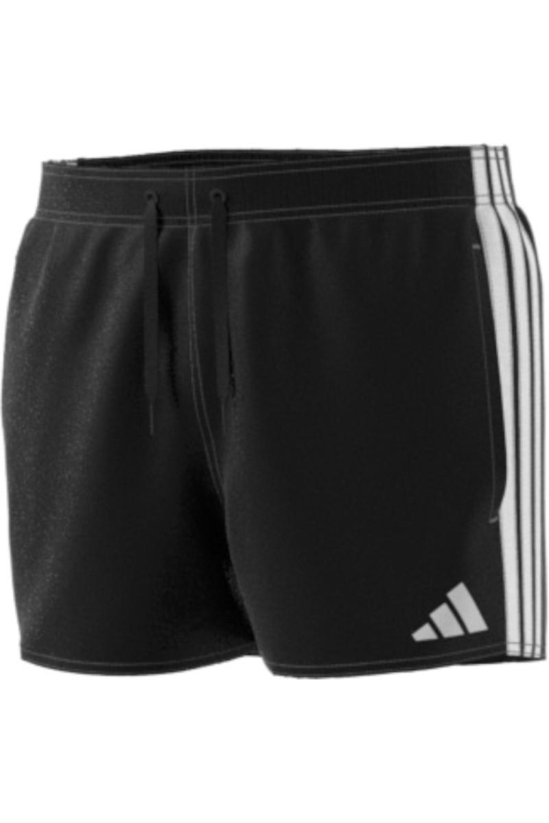 adidas Men Pantaloncini da Bagno a 3 Strisce da 3 Pollici-Nero