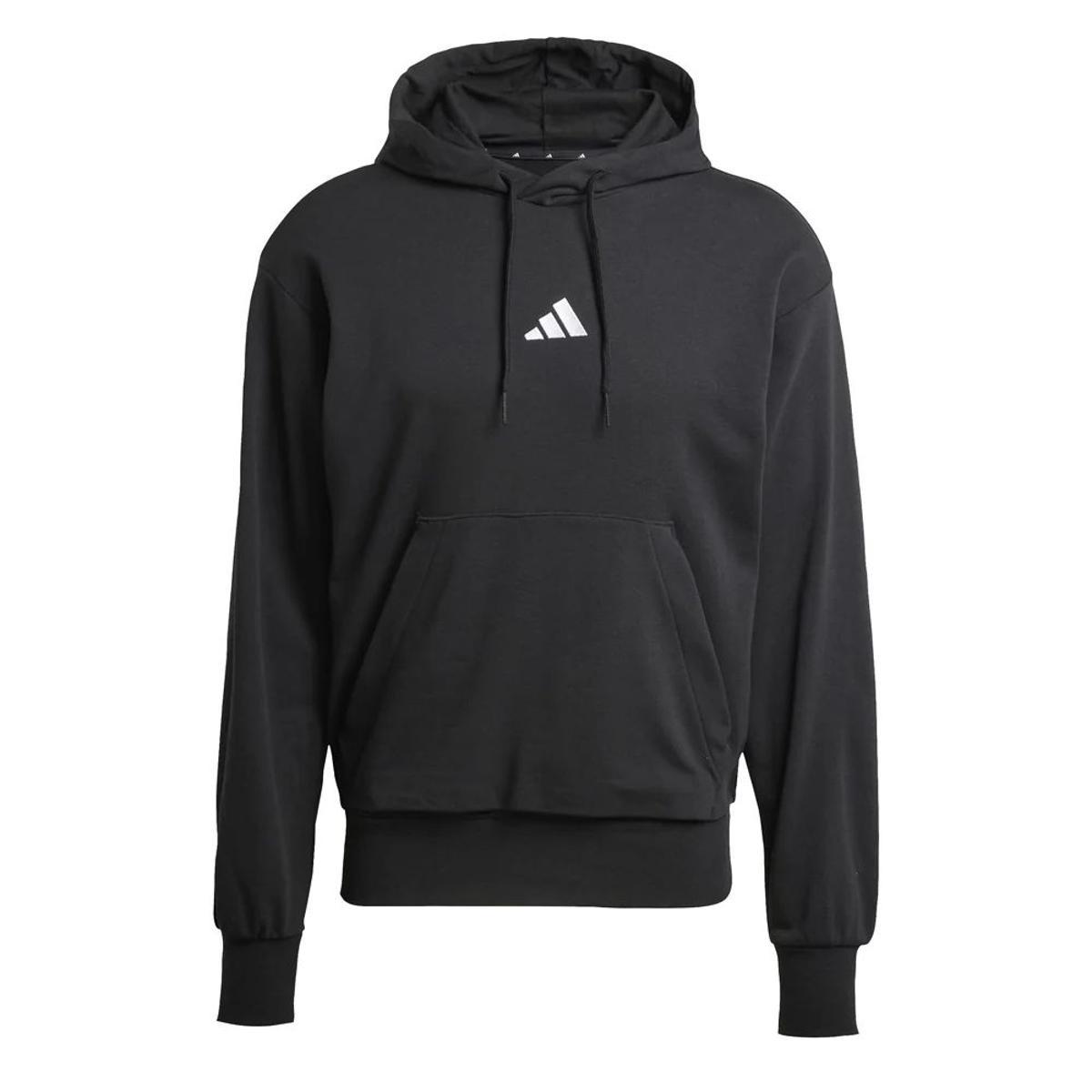adidas Men Felpa con Cappuccio Essentials Feelcozy French Terry