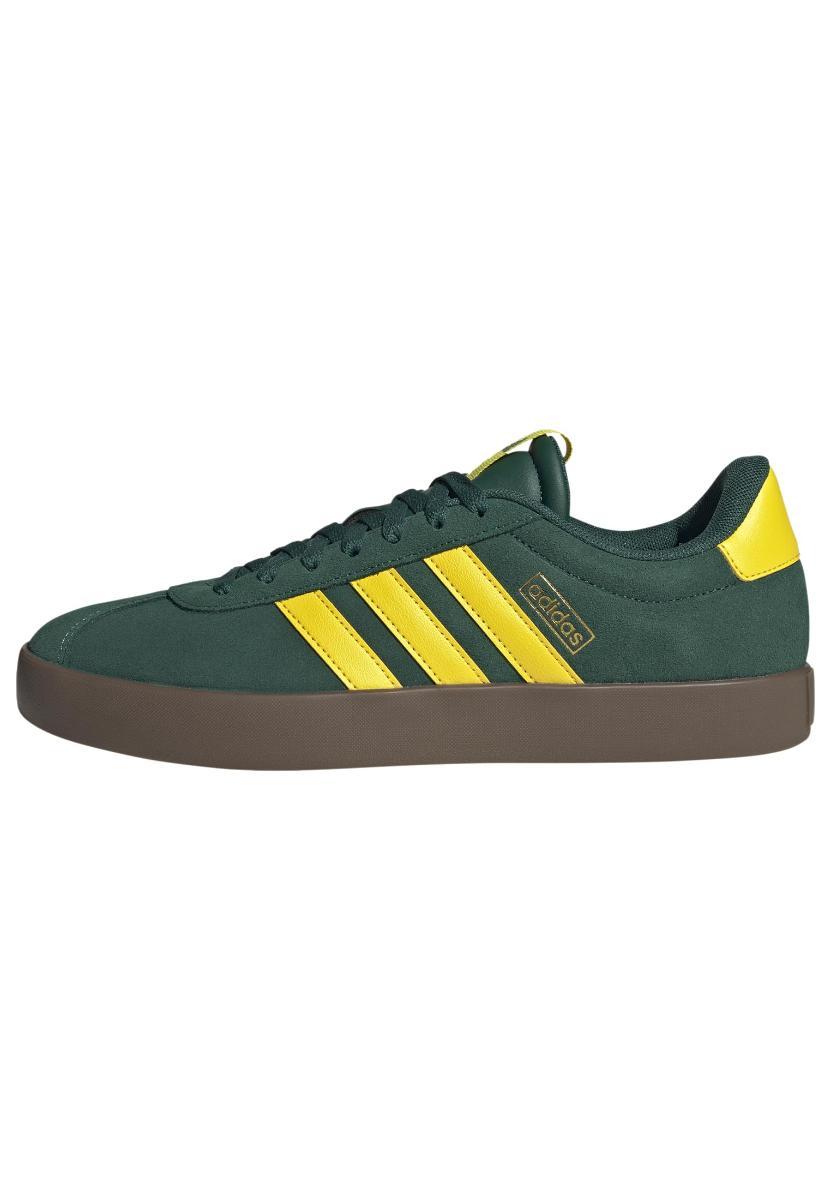 adidas Unisex VL Court 3.0 Shoes Synthetics Upper White-Verde