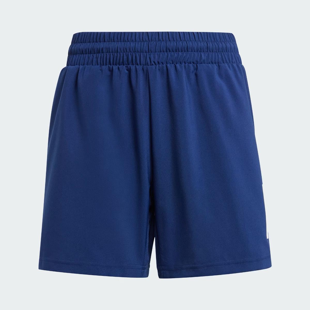 Adidas - Club Tennis 3-Stripes Shorts, Pantaloncini Corti Bambini e Ragazzi-Blu