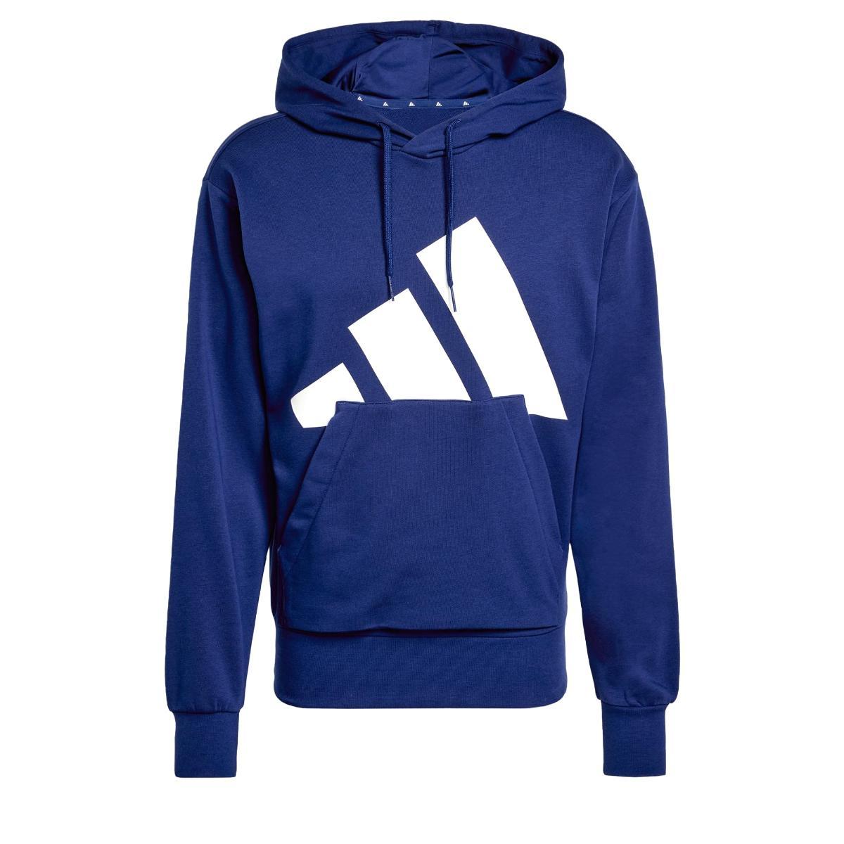 adidas Men Felpa con Cappuccio Essentials French Terry Big Logo