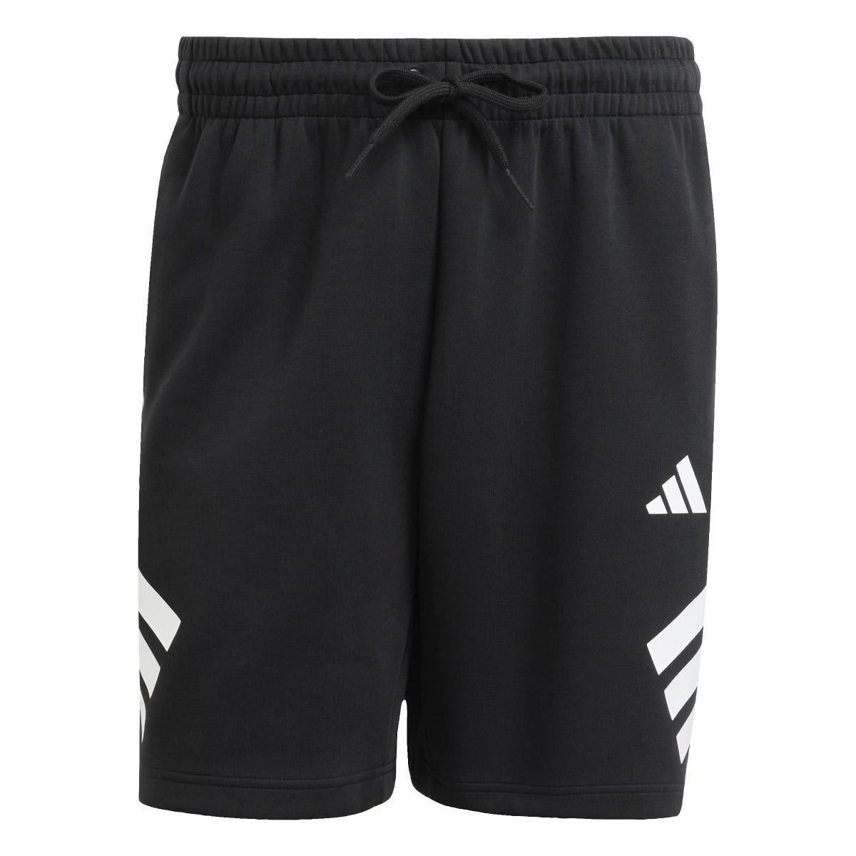 adidas - Future Icons Three Stripes Short, Pantaloncini Uomo-Nero
