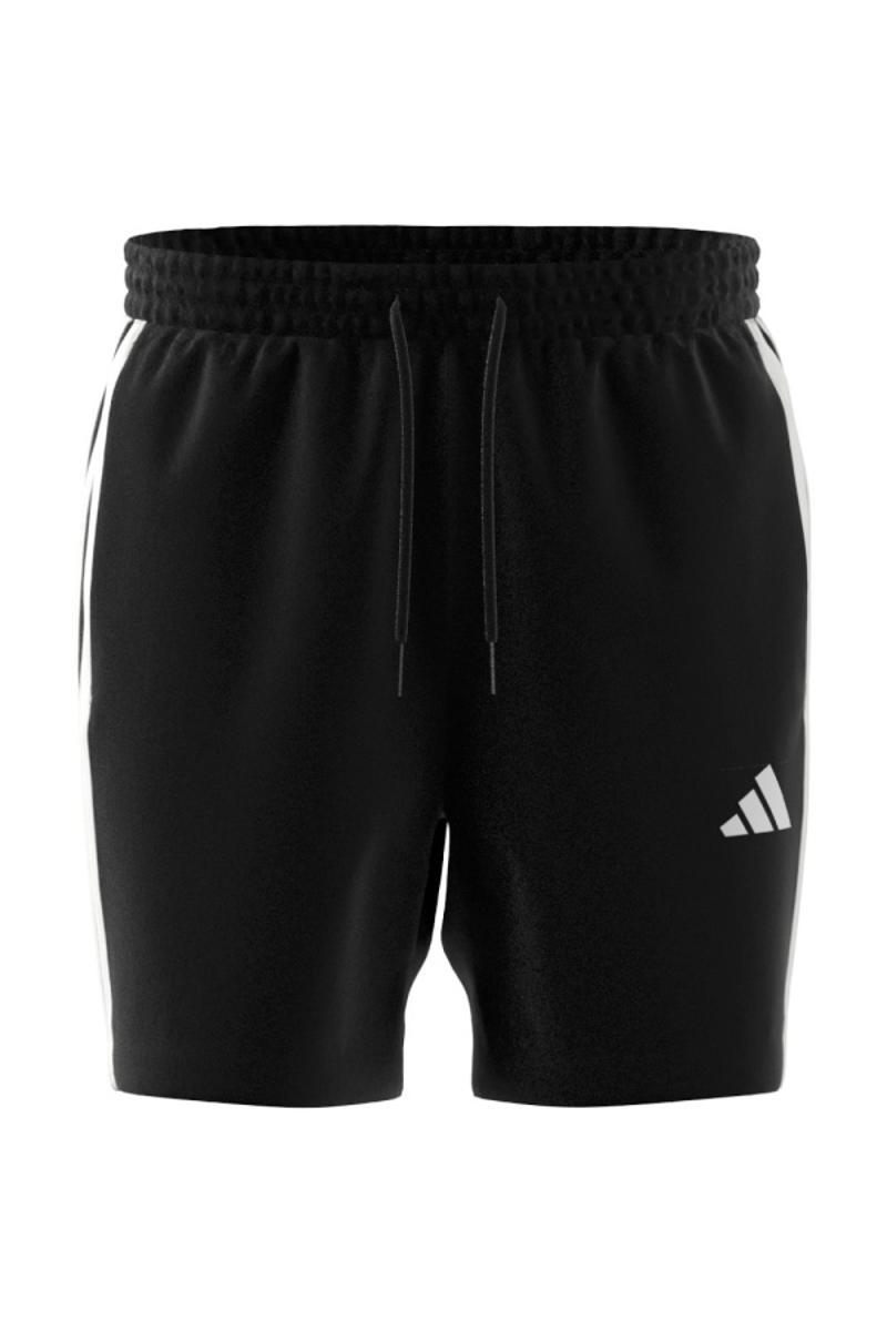adidas Men Short Essentials 3-Stripes Single Jersey 7-inch-Nero