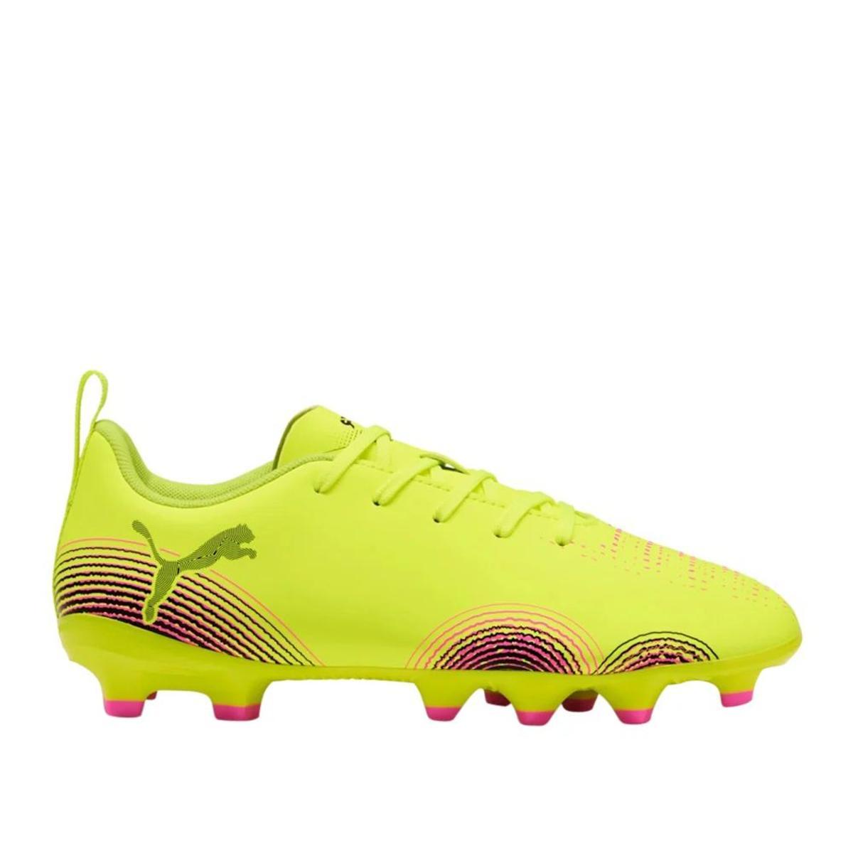 Puma Future 8 Play Fg/AG Jr Scarpe da calcioUnisex - Bambini e Ragazzi-Giallo