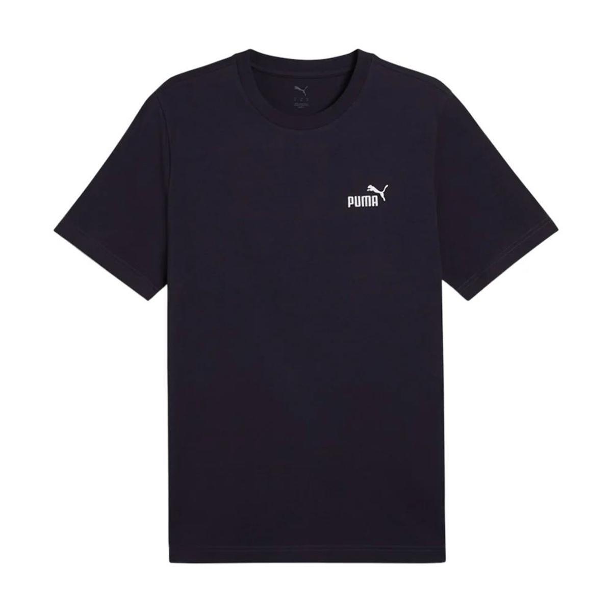 PUMA Ess Small No. 1 Logo Tee Magliette Unisex - Adulto (Pacco da 1)-Blu