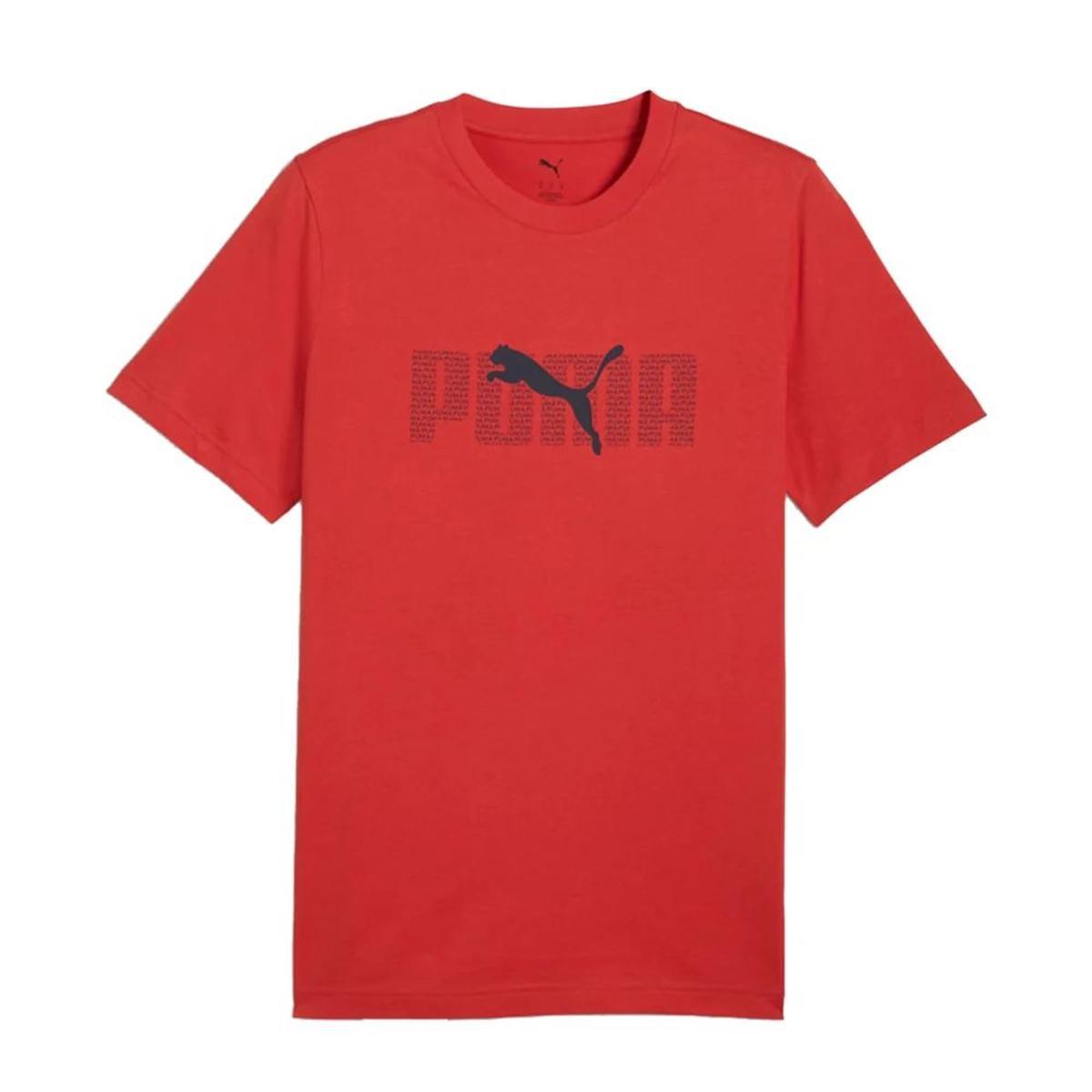 T-Shirt Puma Uomo-Rosso