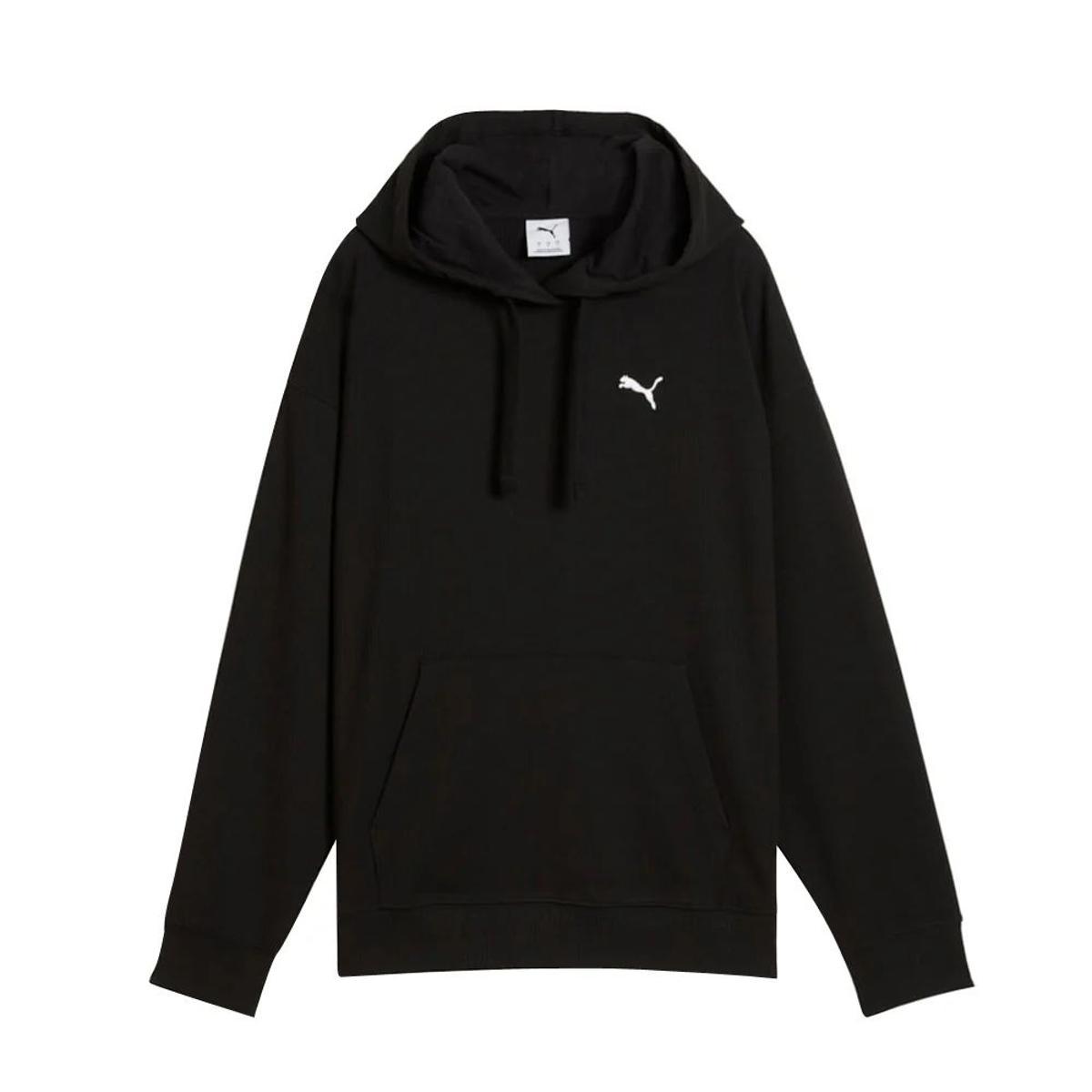 Puma Ess Elevated Comfort Rib Hoodie Felpe con Cappuccio Unisex - Adulto (Pacco da 1)-Nero