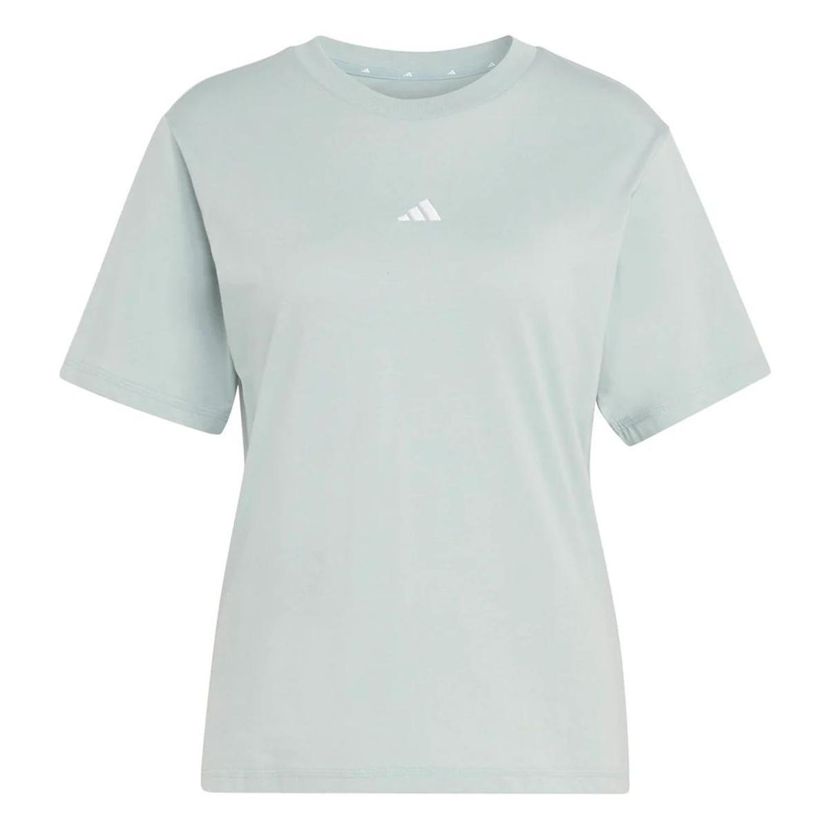 adidas Women T-Shirt Essentials Small Logo Cotton-Verde