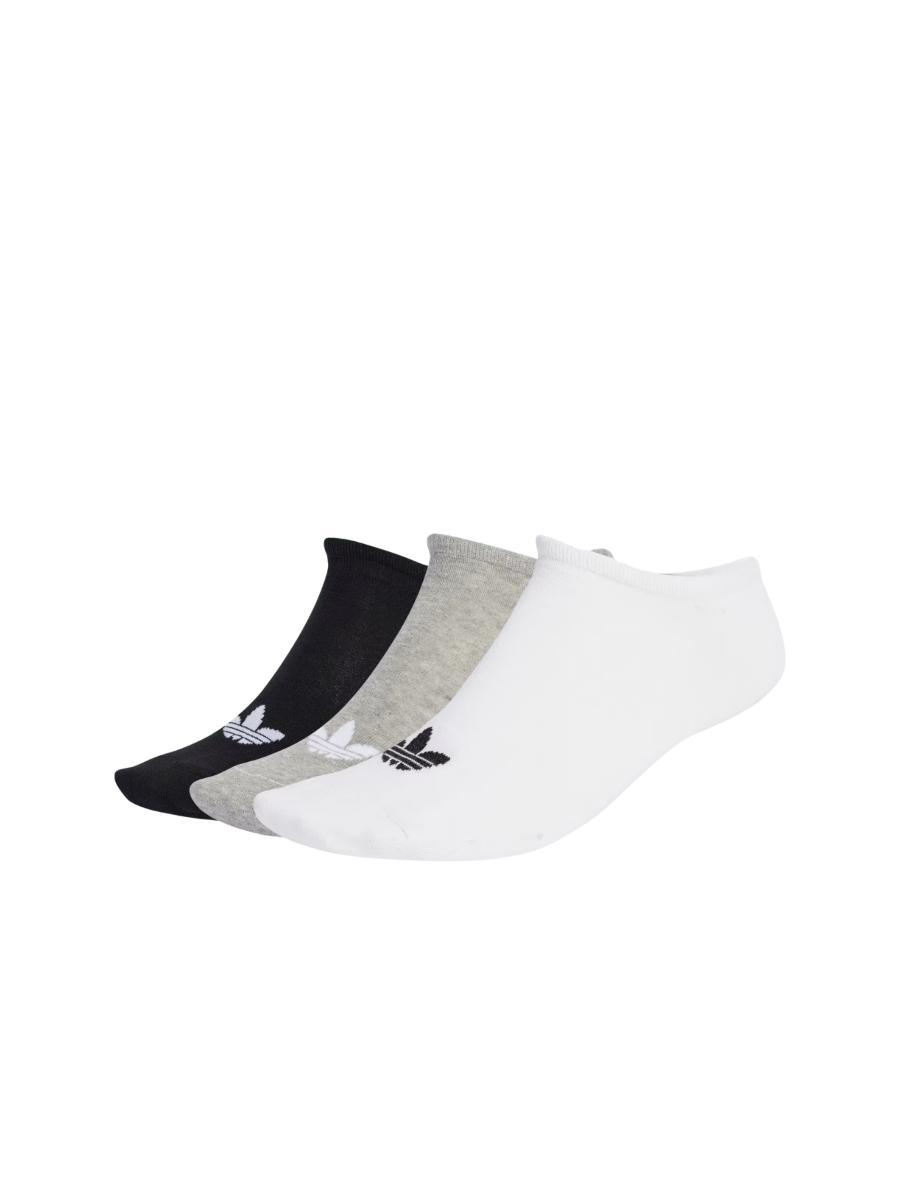 adidas JV7400 LINER SOCKS 3P 5003289803 - Calzini unisex multicolore, confezione da 3-White / Medium Grey Heather / Black