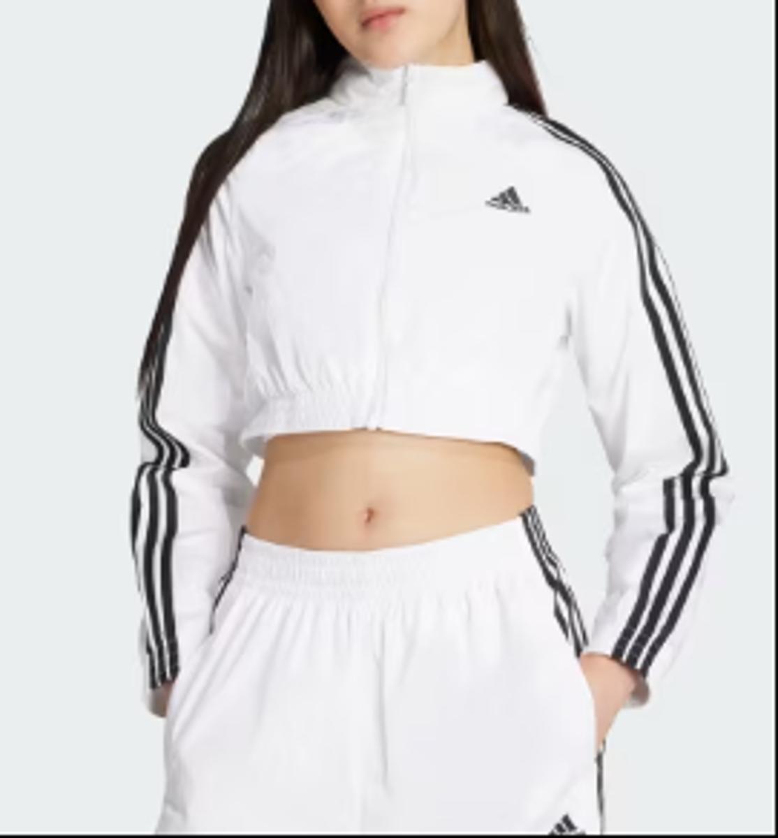 Adidas Felpe Felpa senza cappuccio con zip