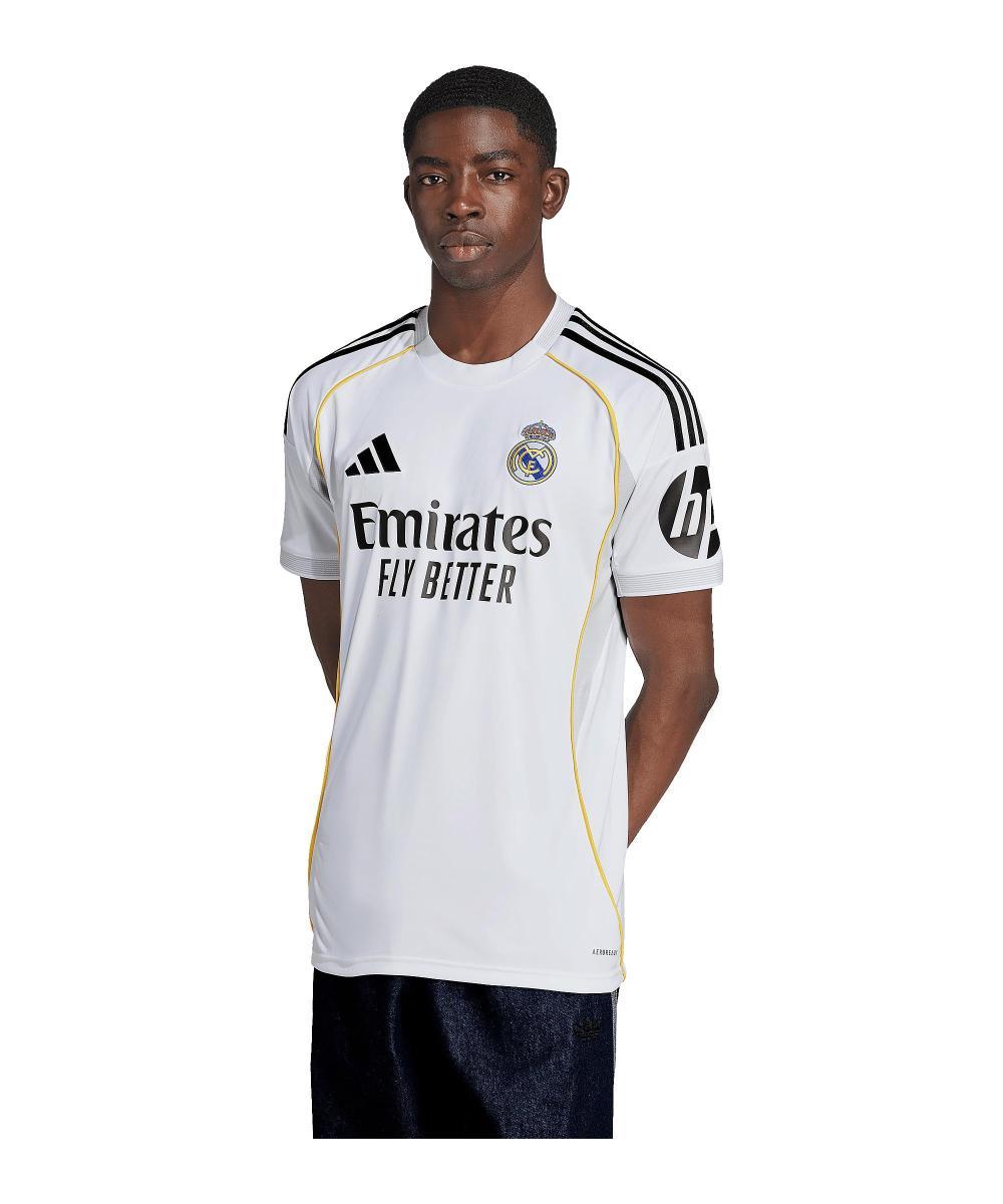 adidas Maglia da uomo Real Madrid Home 2025 2026 a maniche corte per adulti-Multicolore