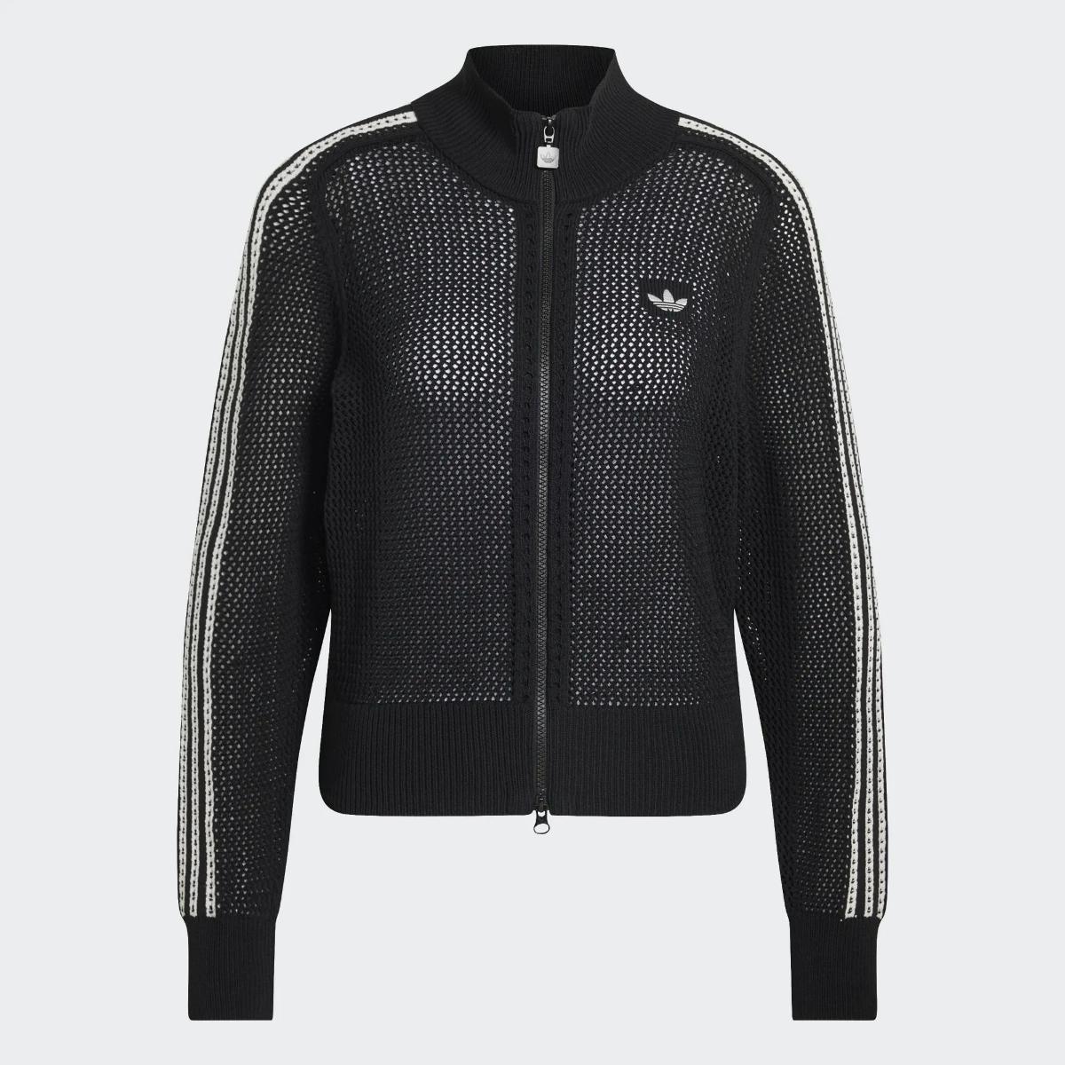adidas Giacca da donna Firebird nera (KC6497)-Nero