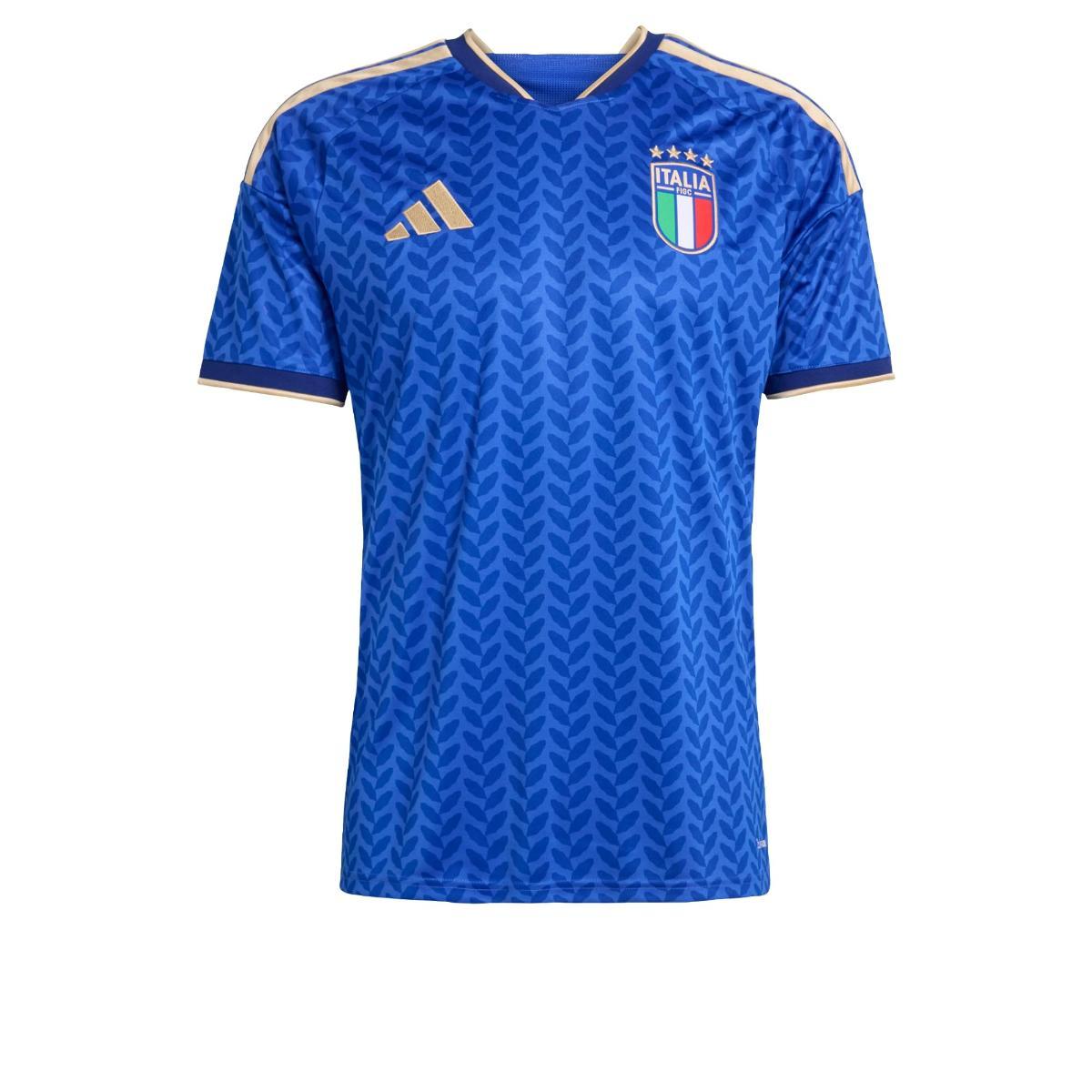 adidas Maglia a maniche corte da uomo Italia, mondiali 2026-Blu
