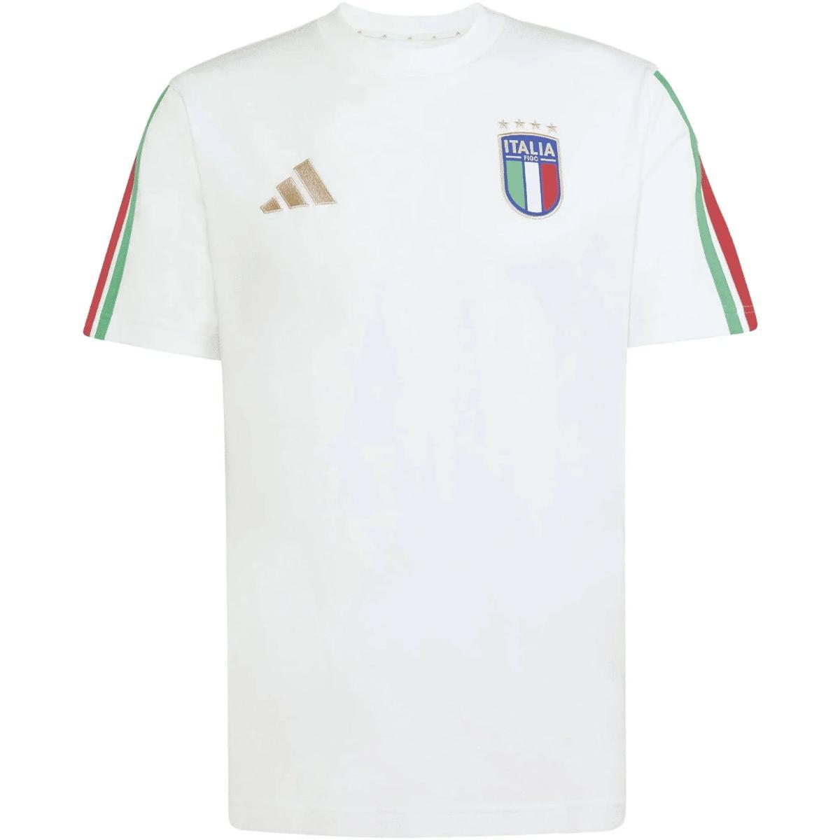 adidas Performance - FIGC ITALY DNA TEE - T-shirt con stampa - white