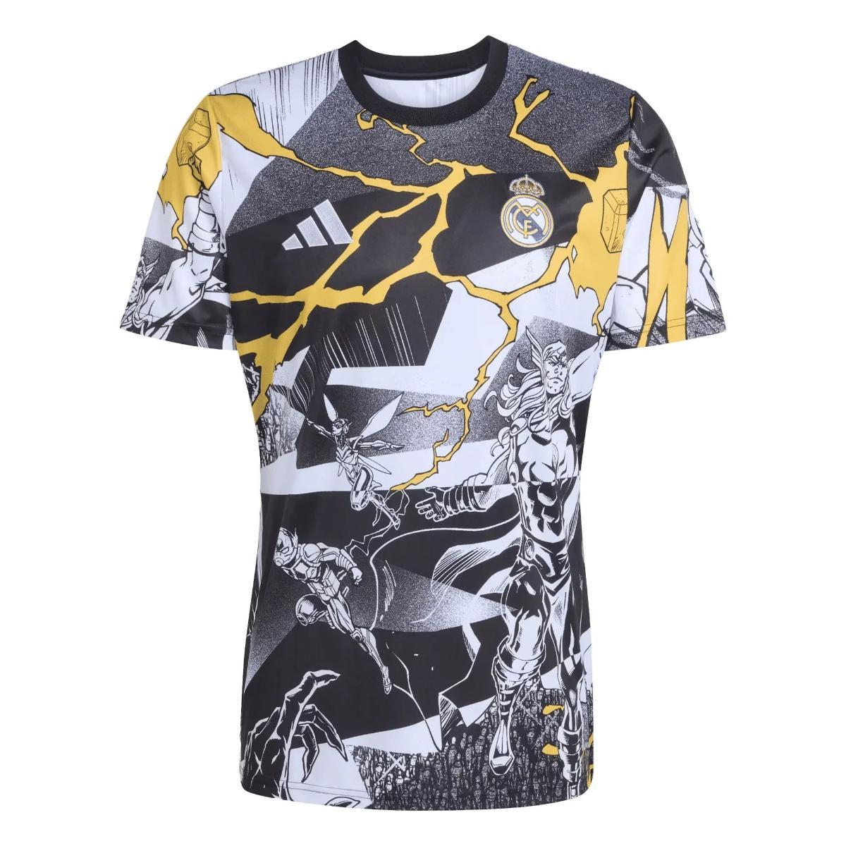 adidas Performance Real Madrid Avengers Prematch T-Shirt 2025/2026 Bianco Uomo
