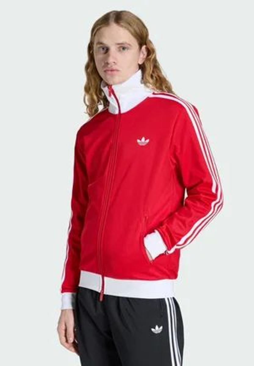 adidas Originals - BECKENBAUER TT - Felpa con zip - better scarlet
