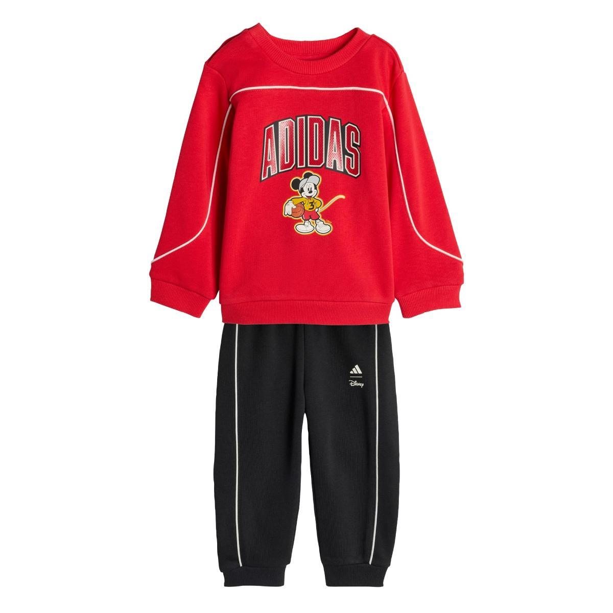 adidas Mixte bébé DISNEY MICKEY MOUSE JOGGER, pure ruby/off white, 18-24 Months-Multicolore