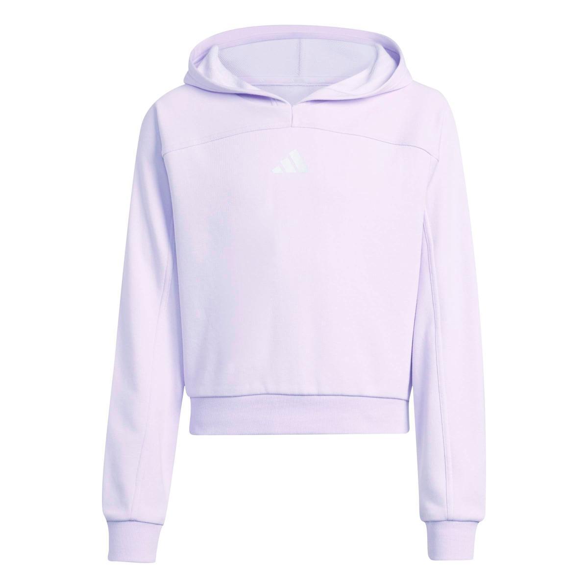 adidas Junior Girl Holiday Glam Cropped Sweatshirt Maglia di Tuta Bambine e Ragazze-Viola