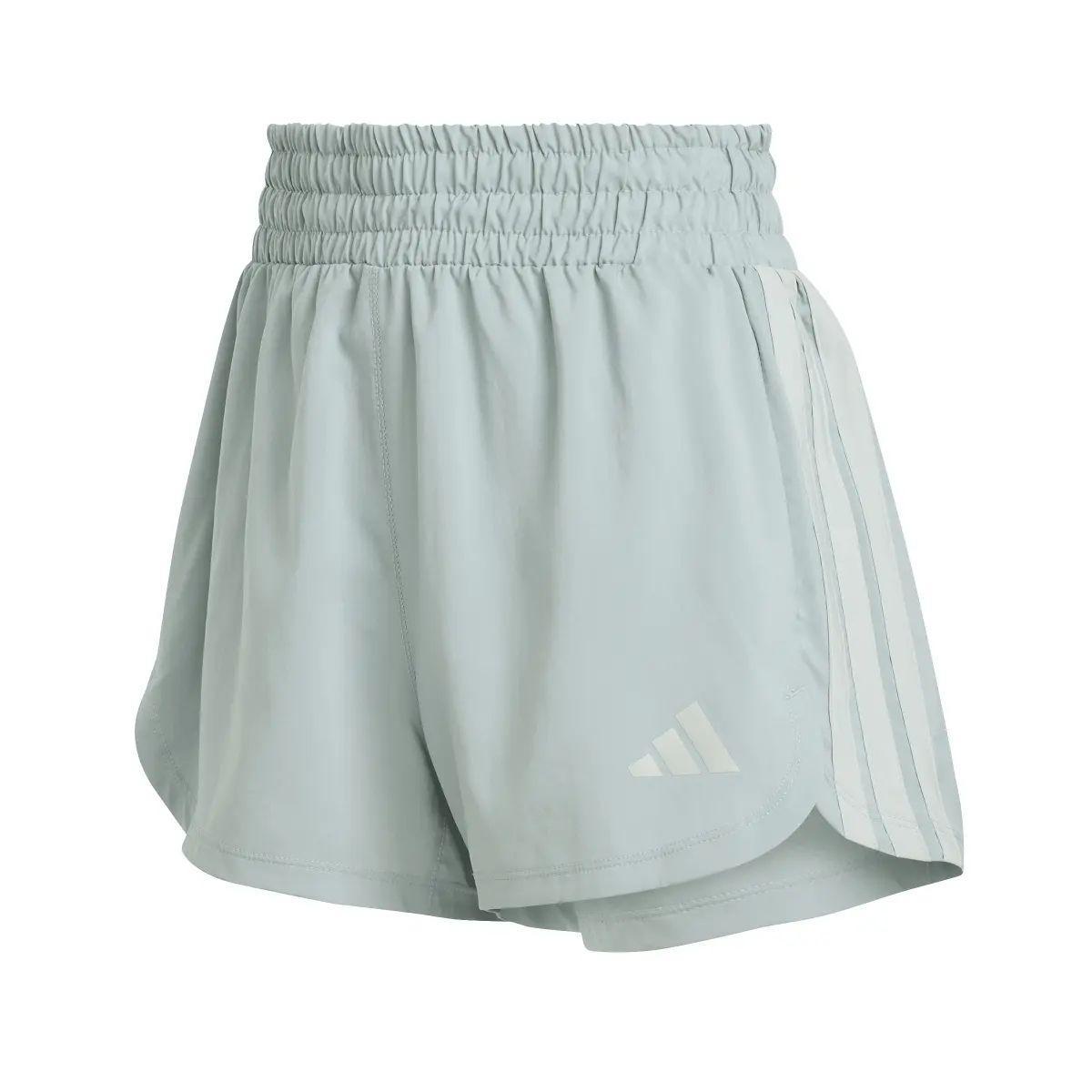 adidas - Pacer Workout Woven High Rise Shorts, Pantaloncini Donna