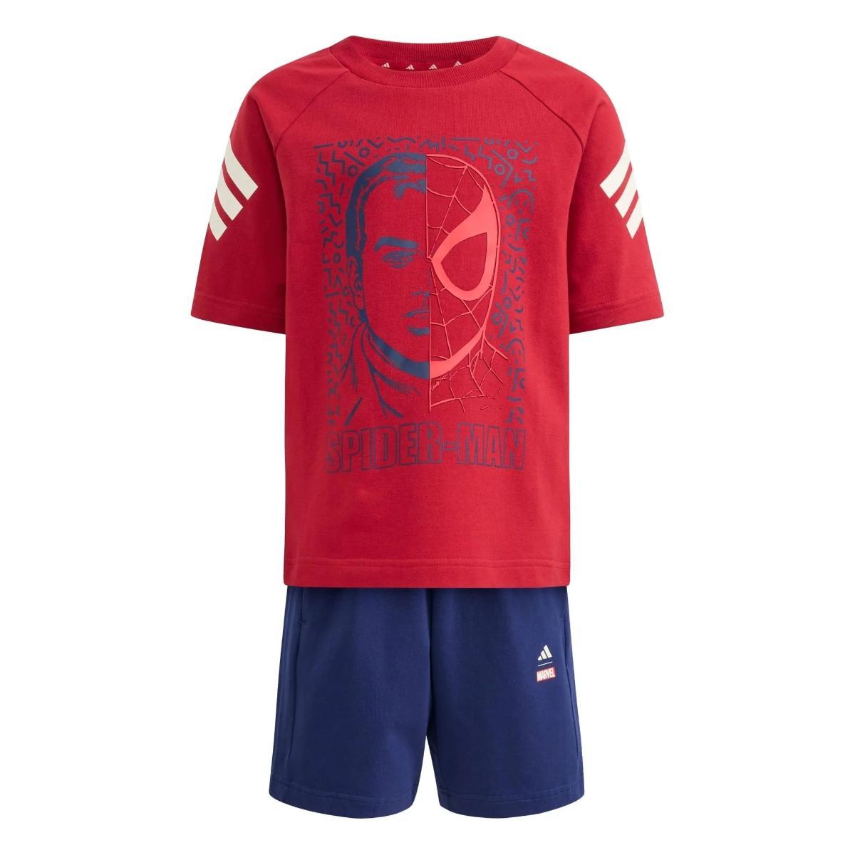 adidas Marvel Spider-man T-shirt Set JOGGER Unisex - Bambini e ragazzi