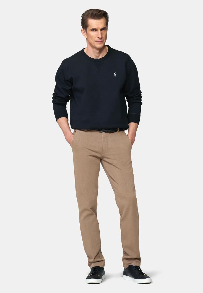 MEYER Pantaloni da Uomo Bonn 2-3615 Cosy - Twill-Tortora