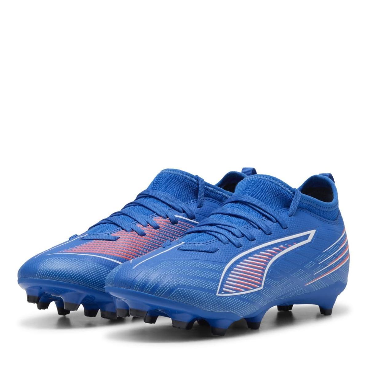 PUMA Ultra 6 Match Fg/AG Jr, Scarpe da Calcio Unisex-Bambini e Ragazzi-Multicolore