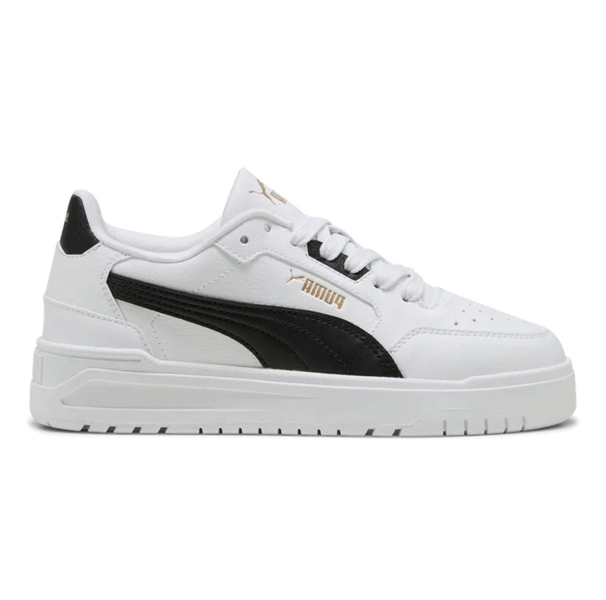 PUMA Shuffle Downtown Lo Jr Scarpe da ginnasticaUnisex - Bambini e Ragazzi-Bianco