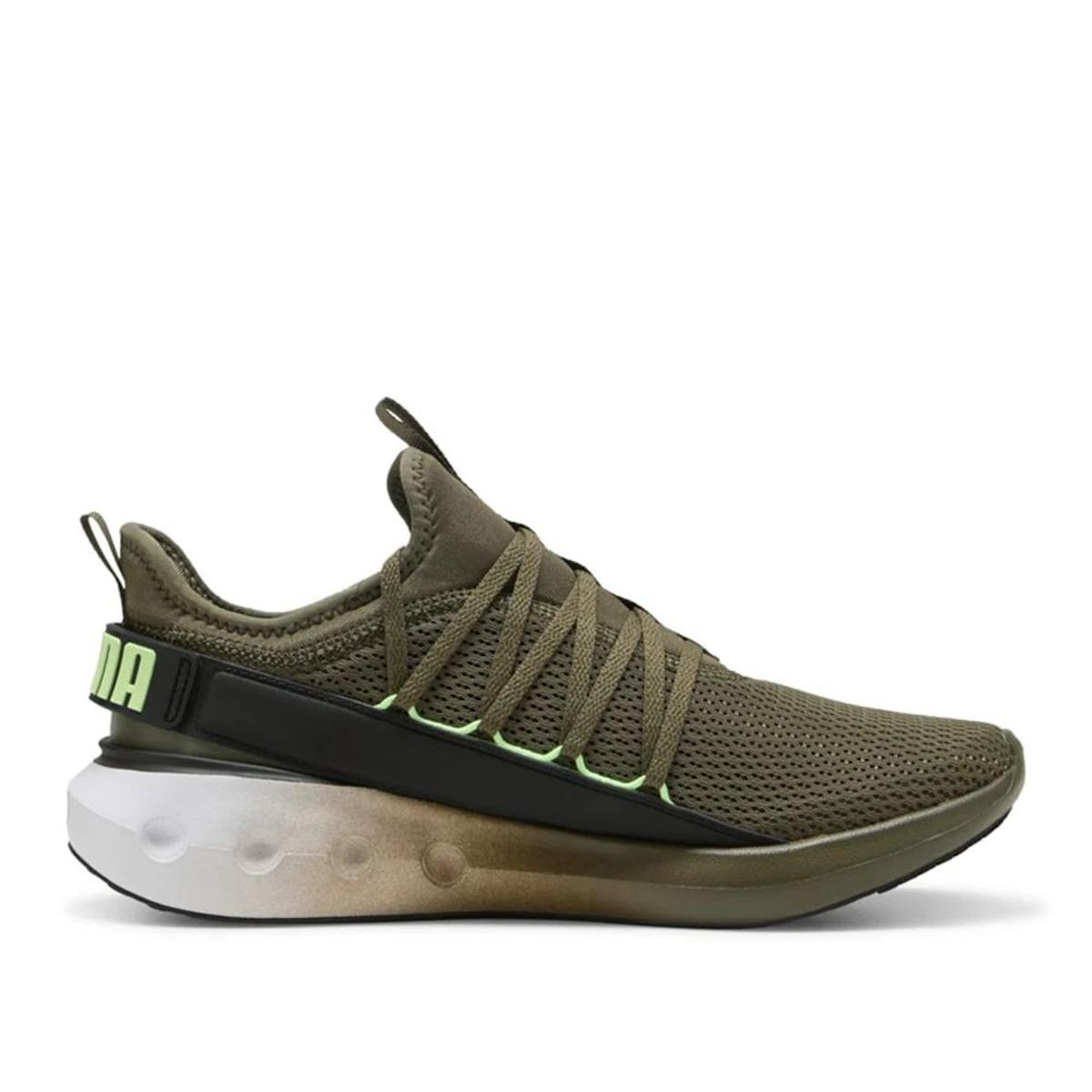 Puma Softride Carson Fresh Road Running ShoeUnisex - Adulto-Oliva