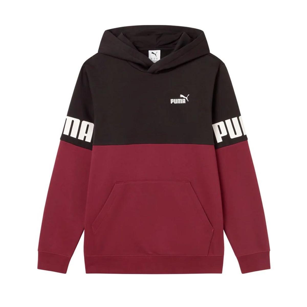 Felpa Puma Uomo-Bordeaux