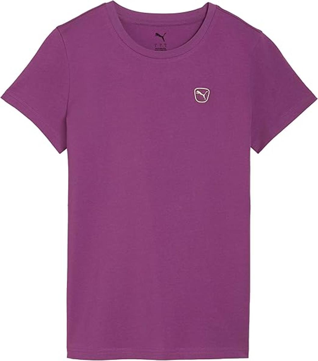 Puma Ess Elevated Tee Magliette Unisex - Adulto (Pacco da 1)-WINE
