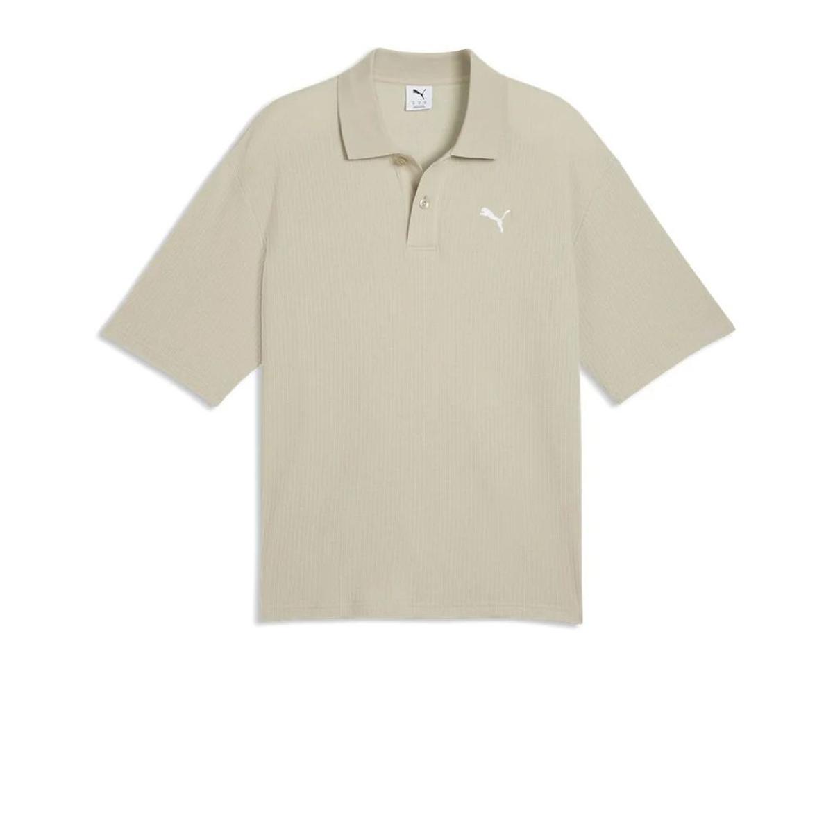 PUMA Polo Wardrobe Essentials da Uomo-Beige