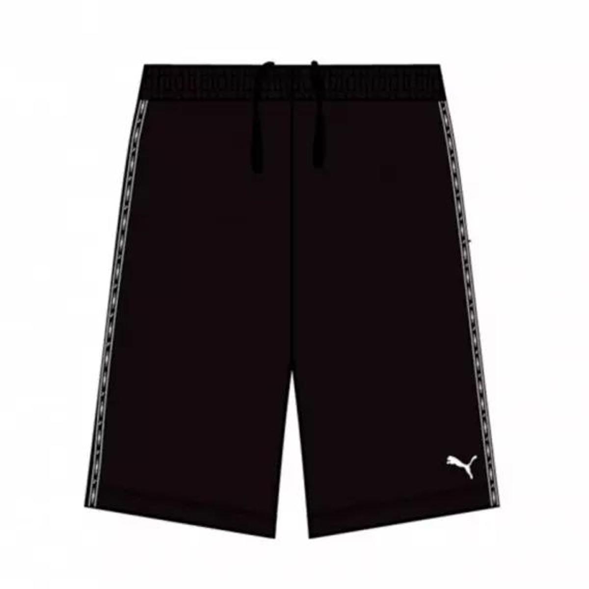 PUMA Shorts Sportivo Ess Tape Shorts 9" TR Nero da Uomo-Nero