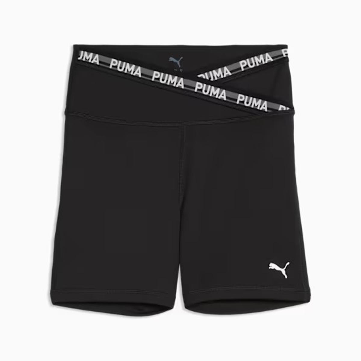 PUMA - W Strong Cross Front Short Tight - HW 5", Pantaloncini in Maglia Unisex - Adulto