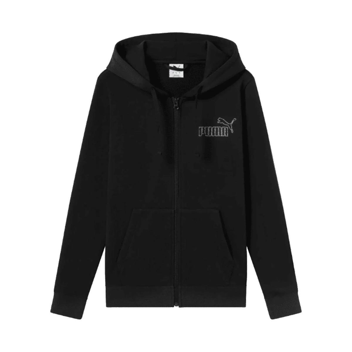PUMA Felpa Donna Cotone Nero