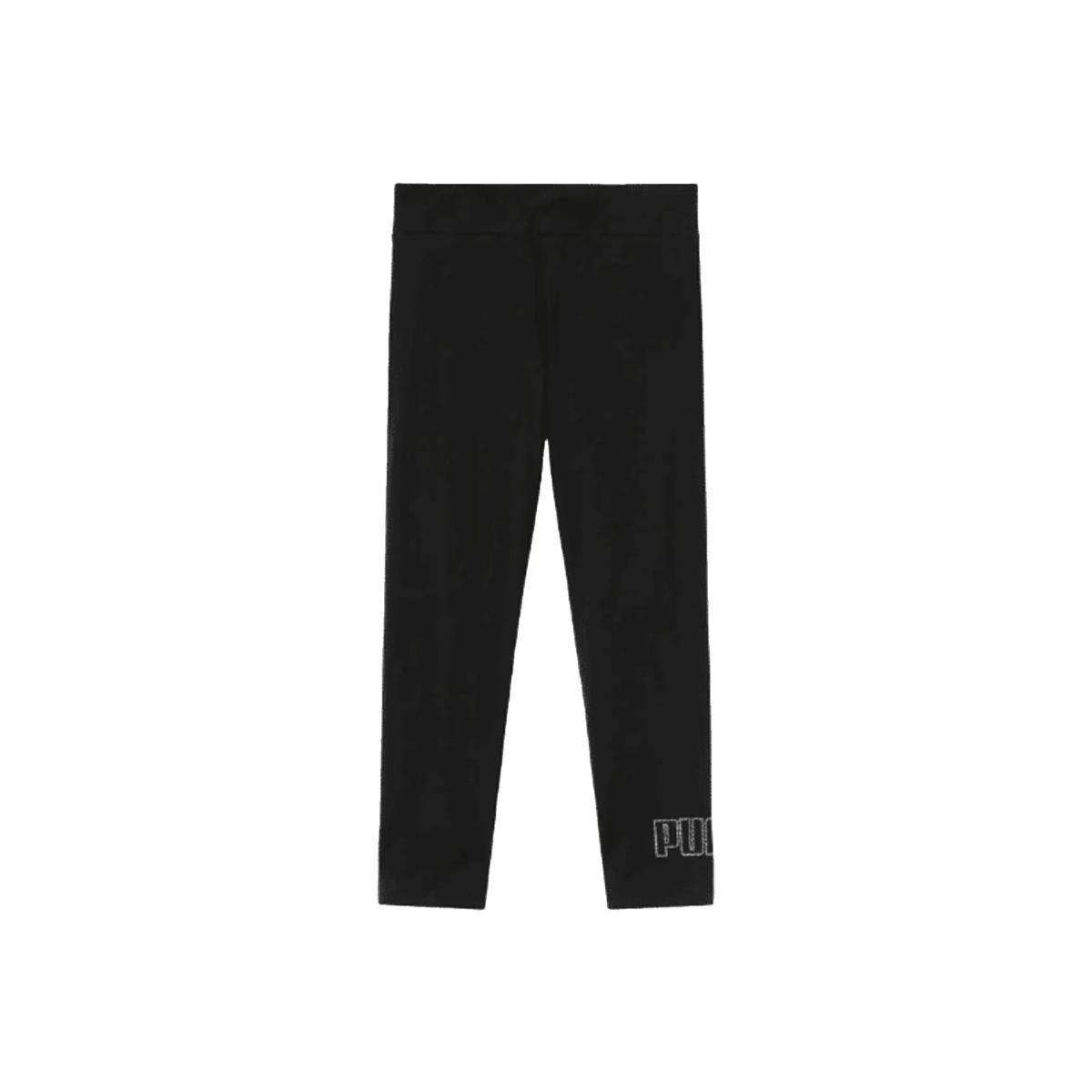 PUMA ESS RHINESTONE ¾ LEGGINGS-Nero
