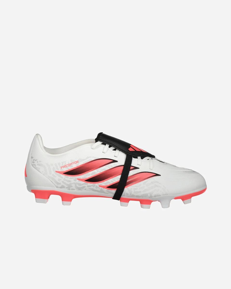 Adidas Predator Club Fold-Over Tongue Firm Ground/Multi Ground Football Boots SCARPEUnisex - Adulto-BIANCO/ROSA