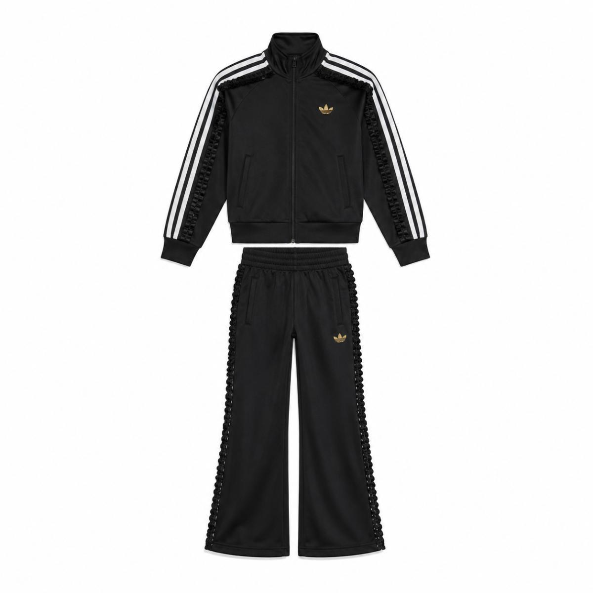 ADIDAS Tute Con zip-Nero
